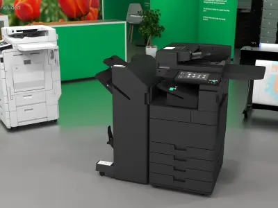  Laser MFP Black with Booklet Finisher 