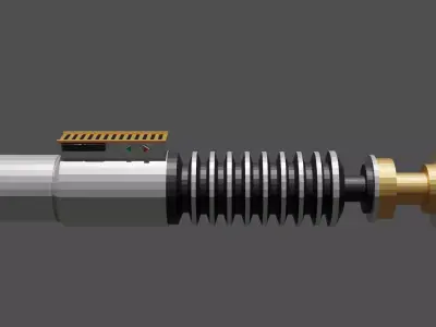 Star Wars Lightsaber--Luke Free low-poly 3D model