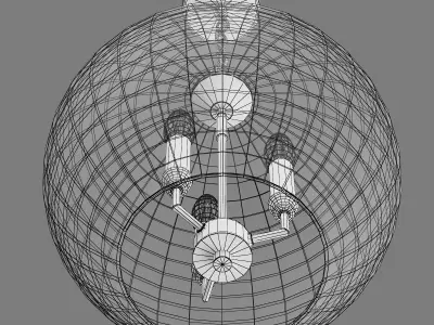 729134 Sferico Lightstar hanging chandelier 3D model