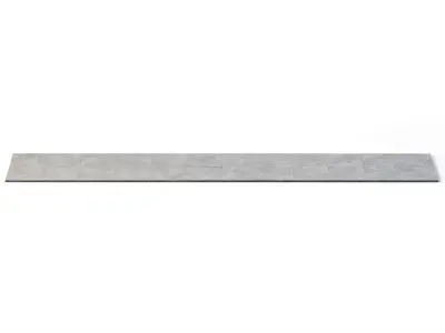 Concrete Base 4m x 24m Low-poly 3D model