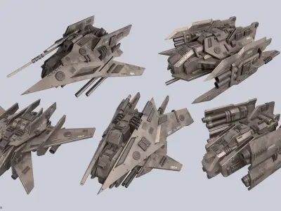 Advance Military Army Collection 3D Model Pack