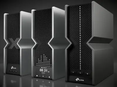 Wi-Fi 7 TP LINK Router Model - Collection - 3D model