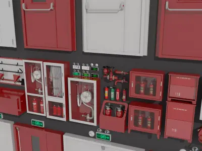 Industrial Doors 3D model