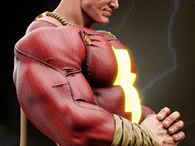 SHAZAM 3D Print 3D print model