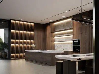 Modern House Design - Lotus Retreat 3D model