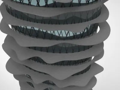 Terrace Tower  3D model