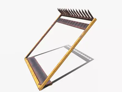 Spike Trap 5 Low-poly 3D model