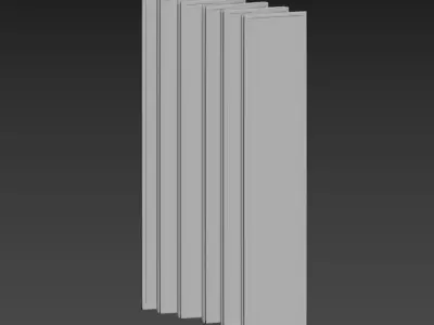 folding door Free 3D model