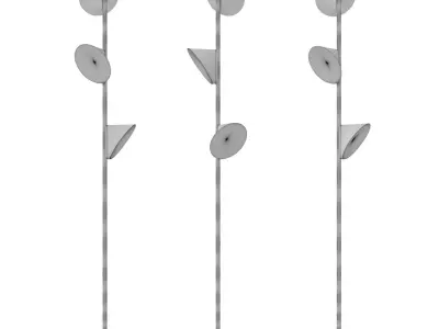 Orchid Floor Lamp 3D model