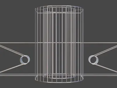 Shower Cabin Hinge 3D model PRINTABLE 3D model