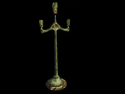 LampPost Low-poly 3D model