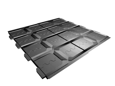 Sci-Fi elements panel  3D model