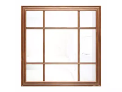 Mirror in a wooden frame GZ-M1026 3D model
