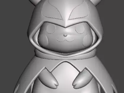 Pikachu x Venom Free 3D print model