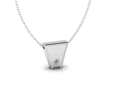 Diamond Jewelry Pendant 004 3D print model