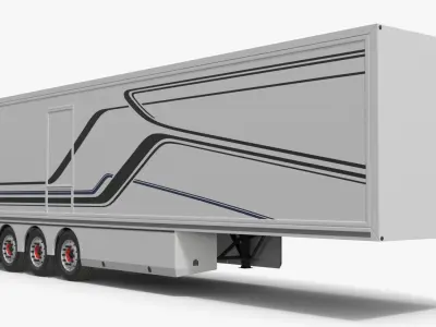  Enclosed Road Haulage Semi-Trailer 