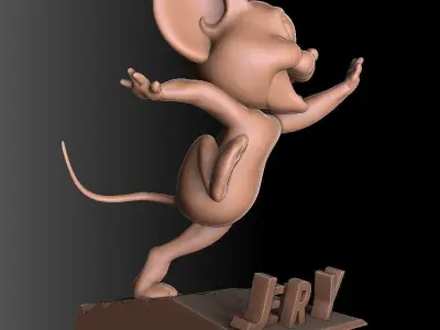 Jerry for 3D print STL 3D print model