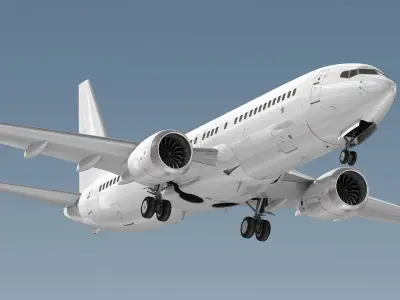  Boeing 737-8 MAX Generic White 