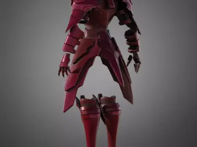 Overlord Shalltear Bloodfallen Armor for Cosplay 3D print model