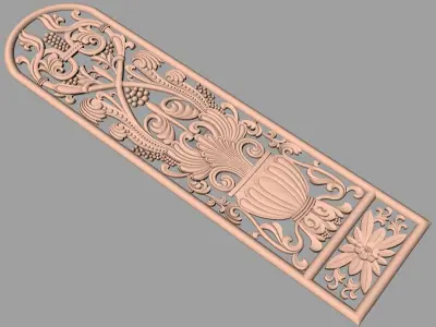 Artcam 3D relief STL models for CNC woodworking E103 3D model