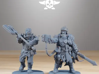 Corrupted Guard The Forsaken 3D print model