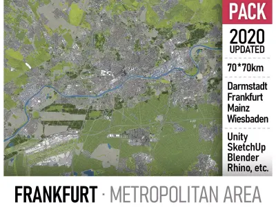 Frankfurt Metropolitan 3D Model Pack