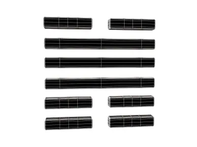 I Ching Hexagrams 31 xian v1 001 Low-poly 3D model