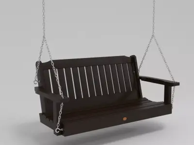 Highwood Lehigh Poly Porch Swing 3D model