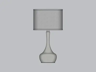 Table Lamp BODHI THOMAS NICKEL and DARK GREY Free 3D model