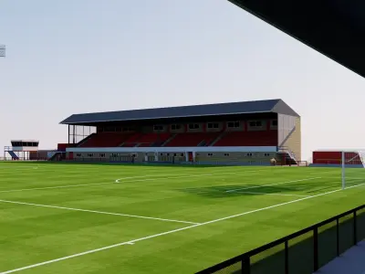 Whaddon Road - Cheltenham England 3D model