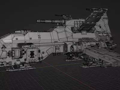 Thunderhawk 3D model