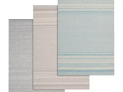 Rug Set 180 3D model