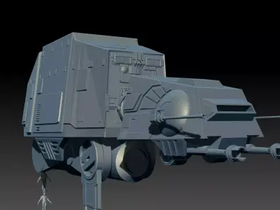 ATAT 3d Model playset 3D print model