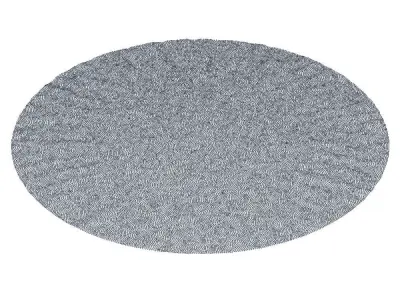 Round children rug  3D model
