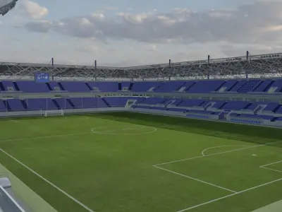 MSV Arena - Duisburg - Germany Low-poly 3D model