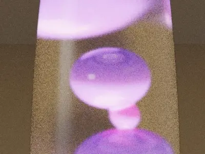 lava lamp Low-poly 3D model