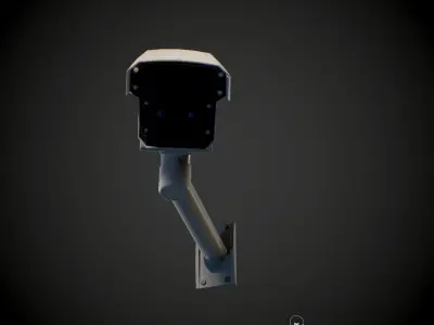 Security Camera PBR Low-poly 3D model