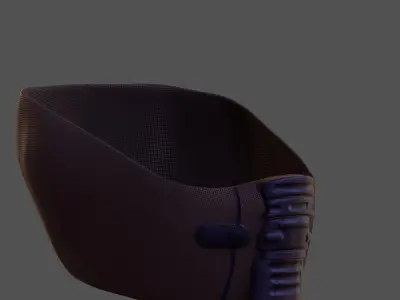 Gas mask helmet 3d model scifi Low-poly  Low-poly 3D model 304