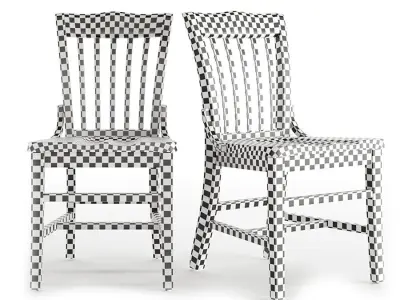 Old Chair 001 3D model
