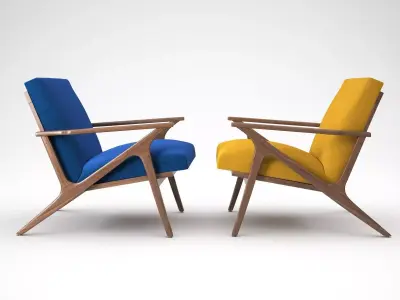 Cavett Chair 3D model