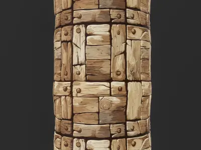 Stylized Wood Seamless Texture  Texture