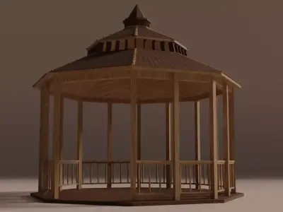 Pergola Gazebo 3D model