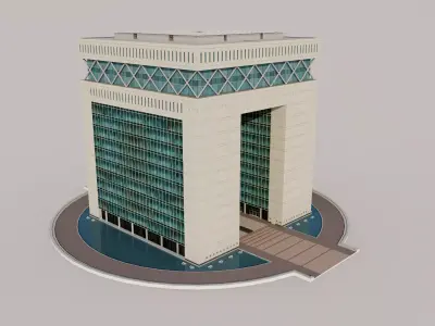 The Gate Building - Dubai UAE 3D model