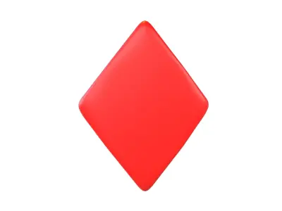 Poker Card Symbol V2 Pack Vol 1 3D model