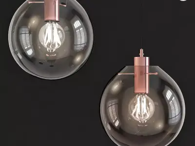 Sunshine chandelier 3d model Low-poly 3D model