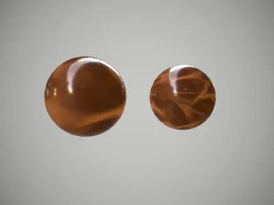 Orange crystal pbr material Texture