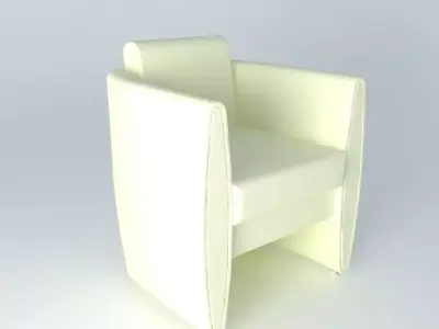 Armchair light green  Free 3D model