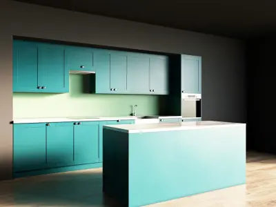 22-Kitchen10 matte 2 3D model
