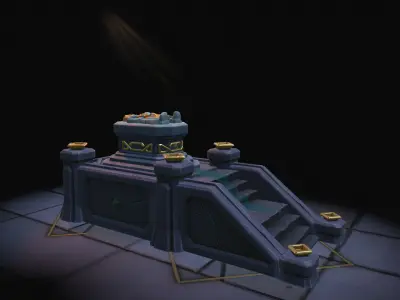 Kings Grave Low-poly 3D model