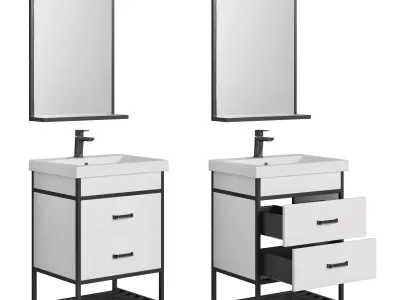 Sanflor Nord 60-80 and Pencil case 3D model